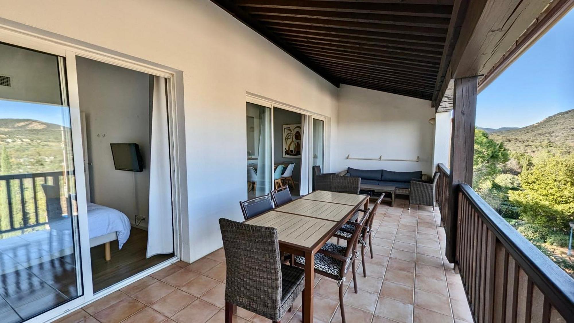 Les Restanques Cabriere 3123 Vue Mer 3 Chambres Гримо Экстерьер фото